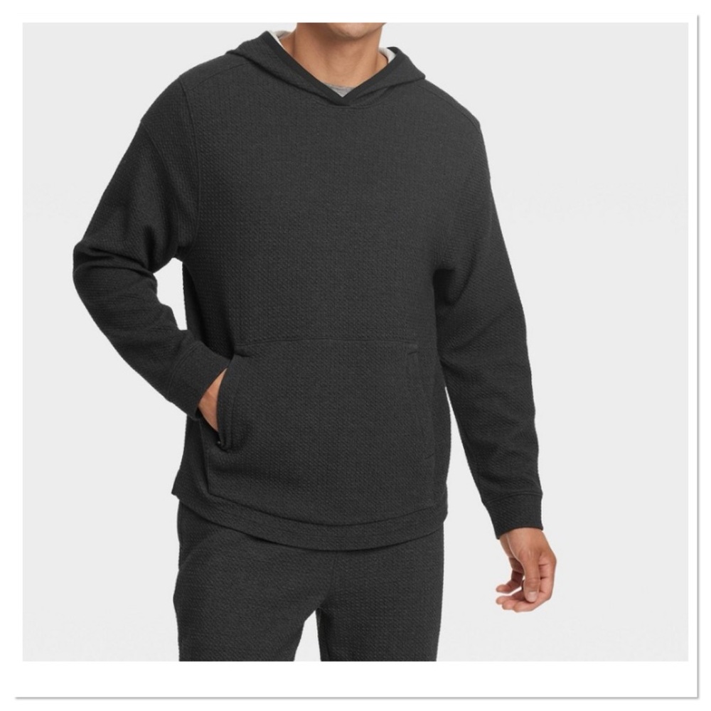 Men’s Textured Knit Fleece Hoodie All In Motion